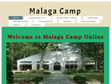 Tablet Screenshot of malagacamp.org